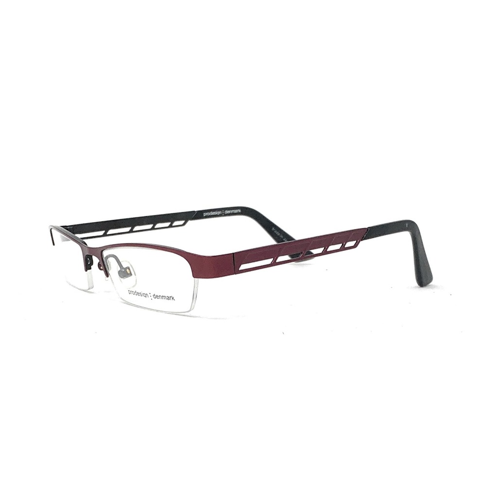 PRODESIGN‎ DENMARK 4120 c4031 RXable Eyeglasses Frames Burgundy 50mm